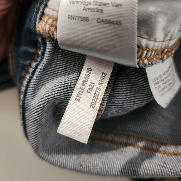 Madewell Perfect Vintage Jean in Mobridge Wash High Rise Tapered Stretch Size 26 - Picture 10 of 10